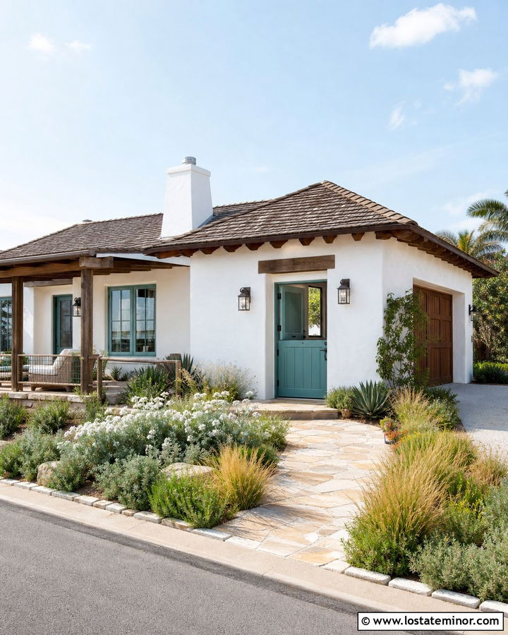 White House With Turquoise Dutch Door - 30 White House Design With Dutch Door Ideas