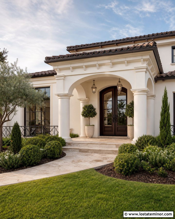 White House With Tuscan Porch Columns - 30 White House Design With Porch Columns Ideas