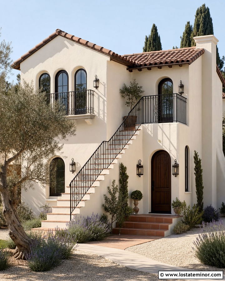 White House With Wrought Iron Railings - 30 White House Design With Railings Ideas