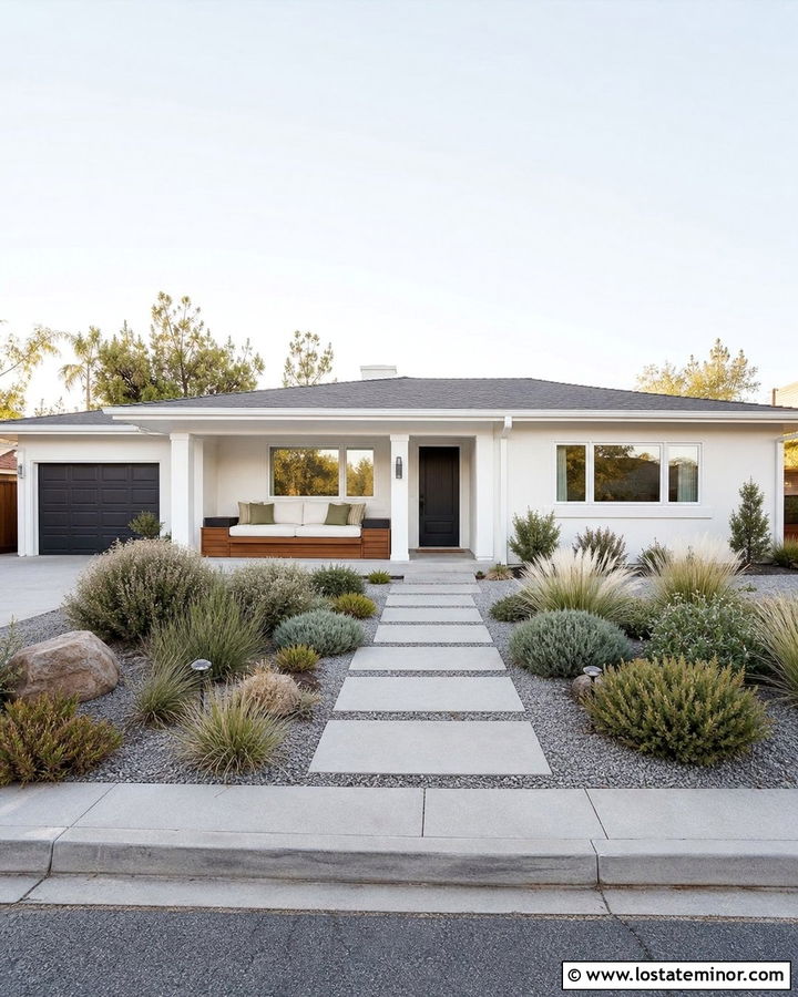 White Ranch House With Built In Daybed - 30 White House Design With Daybed Ideas